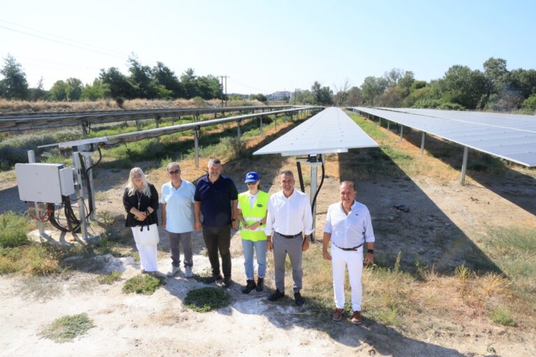 Σε λειτουργία ο νέος φωτοβολταϊκός σταθμός της ΔΕΥΑΛ (ΦΩΤΟ)
