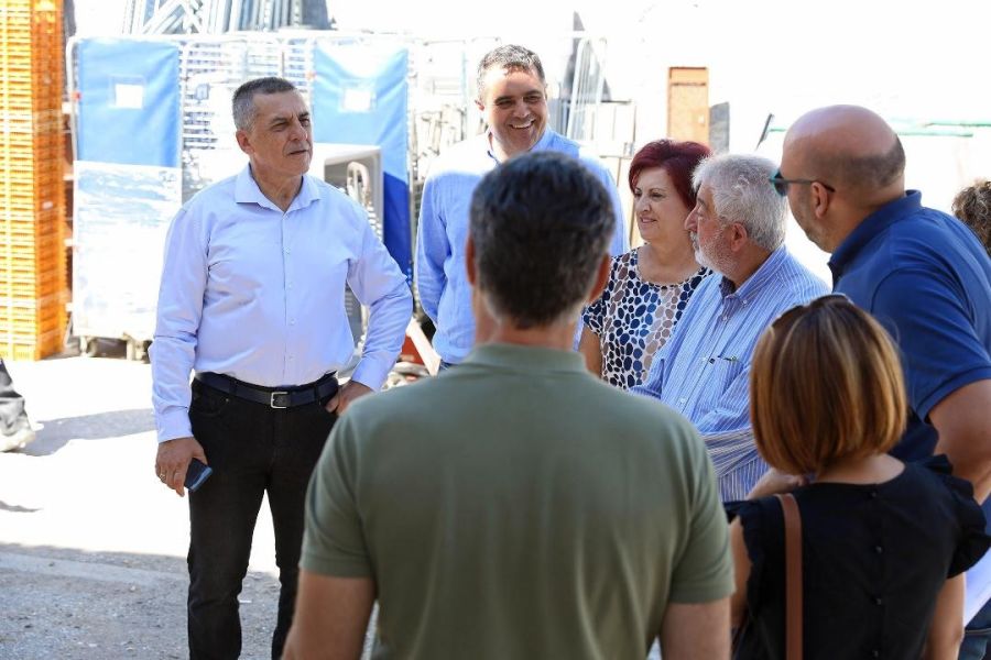 Αυτοψία Δημήτρη Κουρέτα σε δύο έργα για την Καρδίτσα - Περιοδεία στην πόλη με τον Μητροπολίτη Τιμόθεο