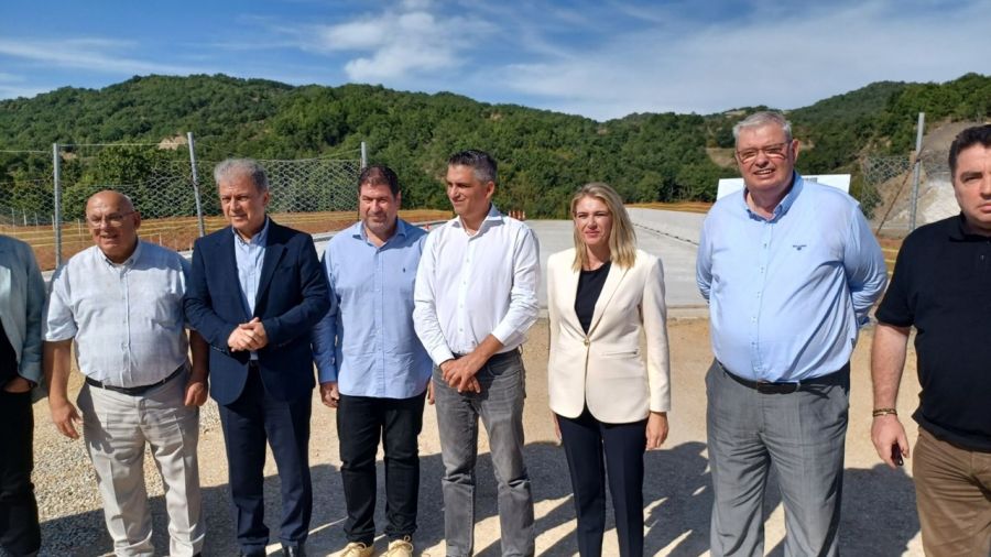 Επίσκεψη του Χρ. Δήμα στα έργα στον Ε65 - Παραδίδεται στα μέσα του 2026