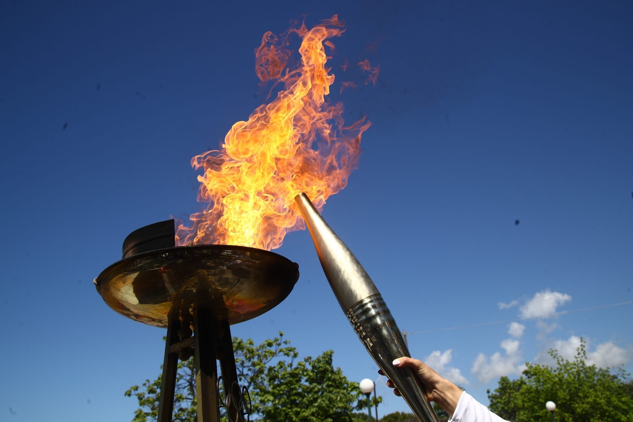 Τελετή Υποδοχής της Ολυμπιακής Φλόγας στο Μουζάκι