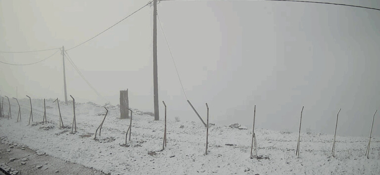Χιονόστρωση στις κορυφές των μεγαλύτερων υψομέτρων στο Ν. Καρδίτσας και σημαντικά ύψη βροχής από την «Αdel»