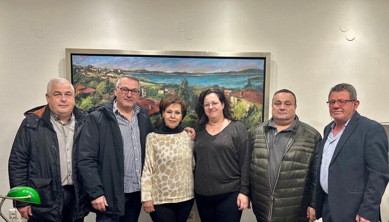 Εθιμοτυπική Συνάντηση: Ο Πρόεδρος της ΔΗ.Μ.Τ.Ο. Καρδίτσας με τη Βουλευτή Ασημίνα Σκόνδρα