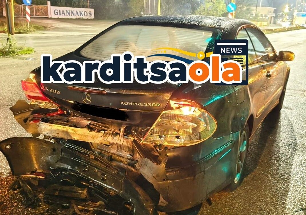 Τροχαίο ατύχημα στη γέφυρα Καράμπαλη: Δύο ελαφρά τραυματίες