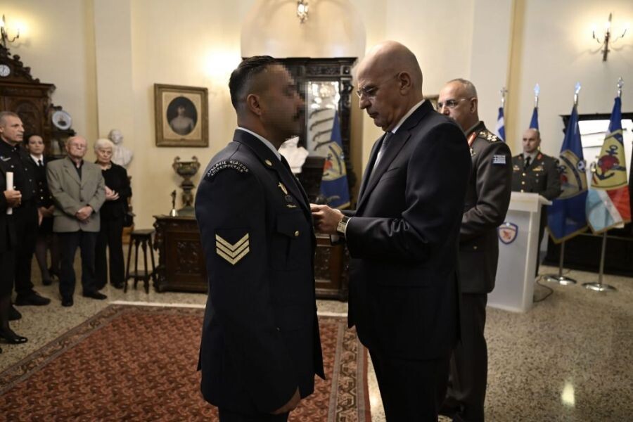 Μετάλλιο Εξόχου Πράξεως -μετά θάνατον- στον Συνταγματάρχη (ΠΖ) Γεώργιο Βούλγαρη, μέλος της ελληνικής αποστολής ανθρωπιστικής βοήθειας στη Λιβύη