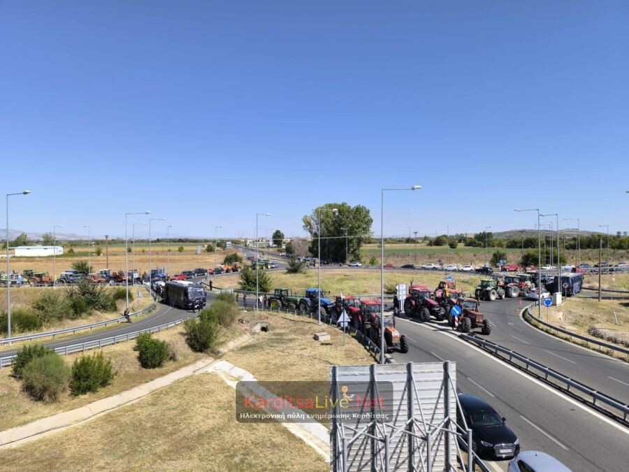 Κυριακή (30/11) ώρα 12.10: Κυκλοφοριακές ρυθμίσεις στον Ε65 και την ευρύτερη περιοχή λόγω αγροτικών κινητοποιήσεων