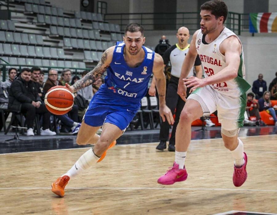 Νίκη της Ελλάδας στην προκριματική φάση του Παγκοσμίου Κυπέλλου 2027 απέναντι στη Πορτογαλία με 68-76