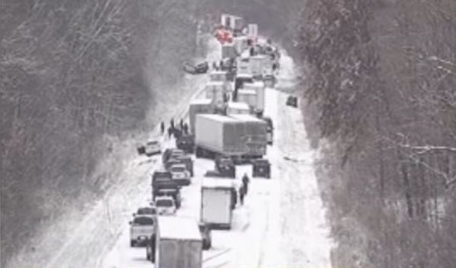 Ιντιάνα: Μέγκα - καραμπόλα 45 οχημάτων (+ Βίντεο)