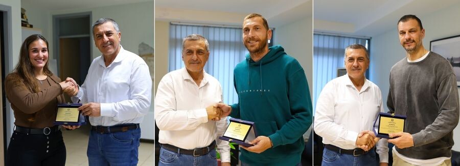 Βράβευση τριών αθλητών από τον Περιφερειάρχη Θεσσαλίας, για τις διεθνείς διακρίσεις τους