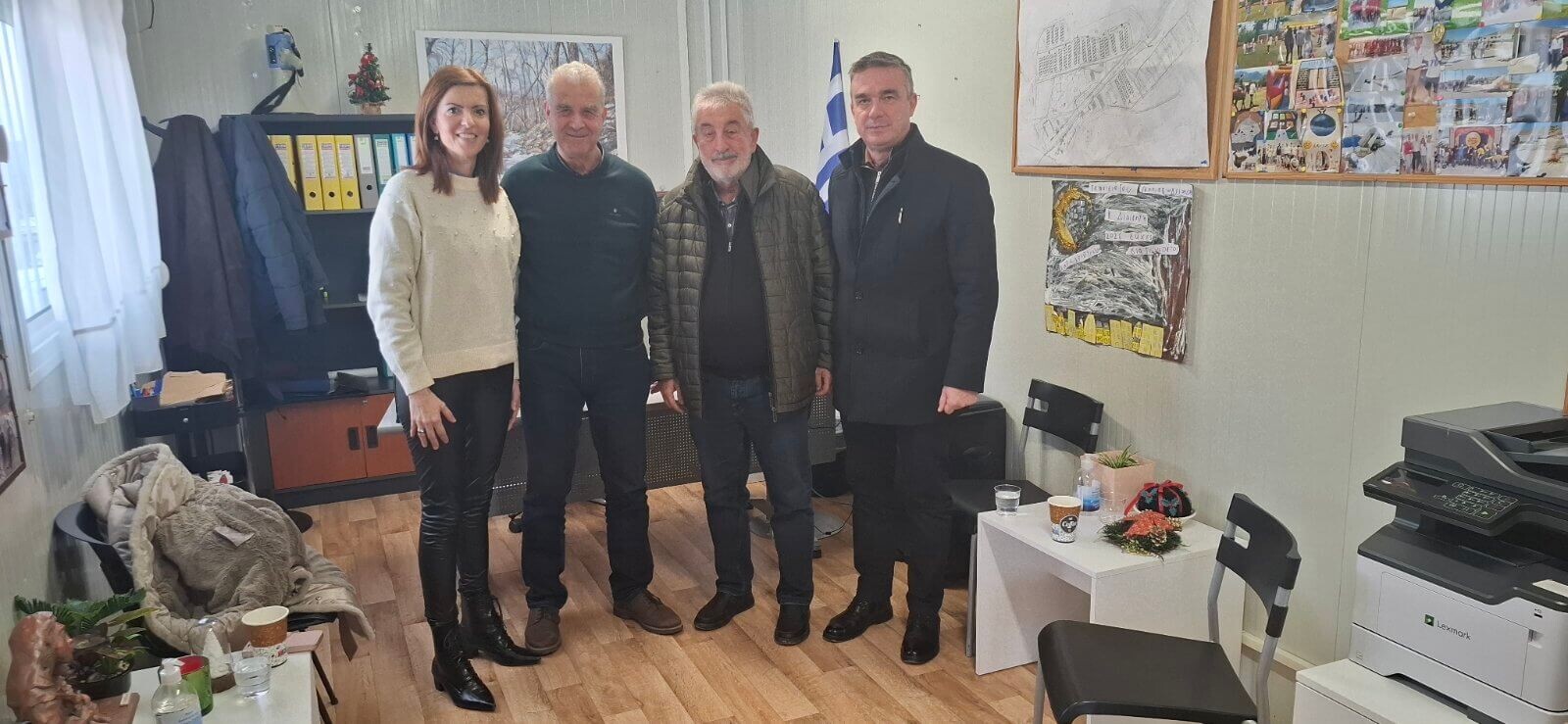 Στη Δομή φιλοξενίας μεταναστών του Κουτσοχέρου η Περιφερειακή Αρχή