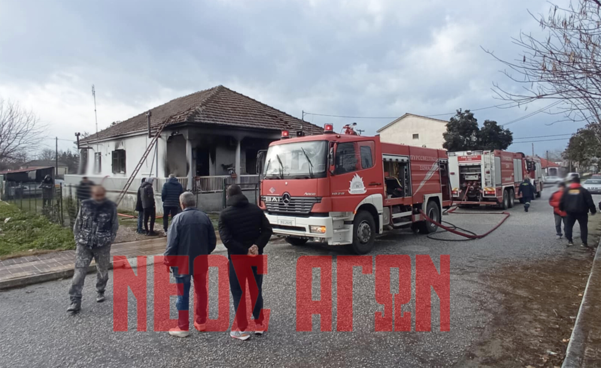 Στις φλόγες τυλίχθηκε κατοικία στη Μυρίνη του Δήμου Καρδίτσας (ΦΩΤΟ - ΒΙΝΤΕΟ)