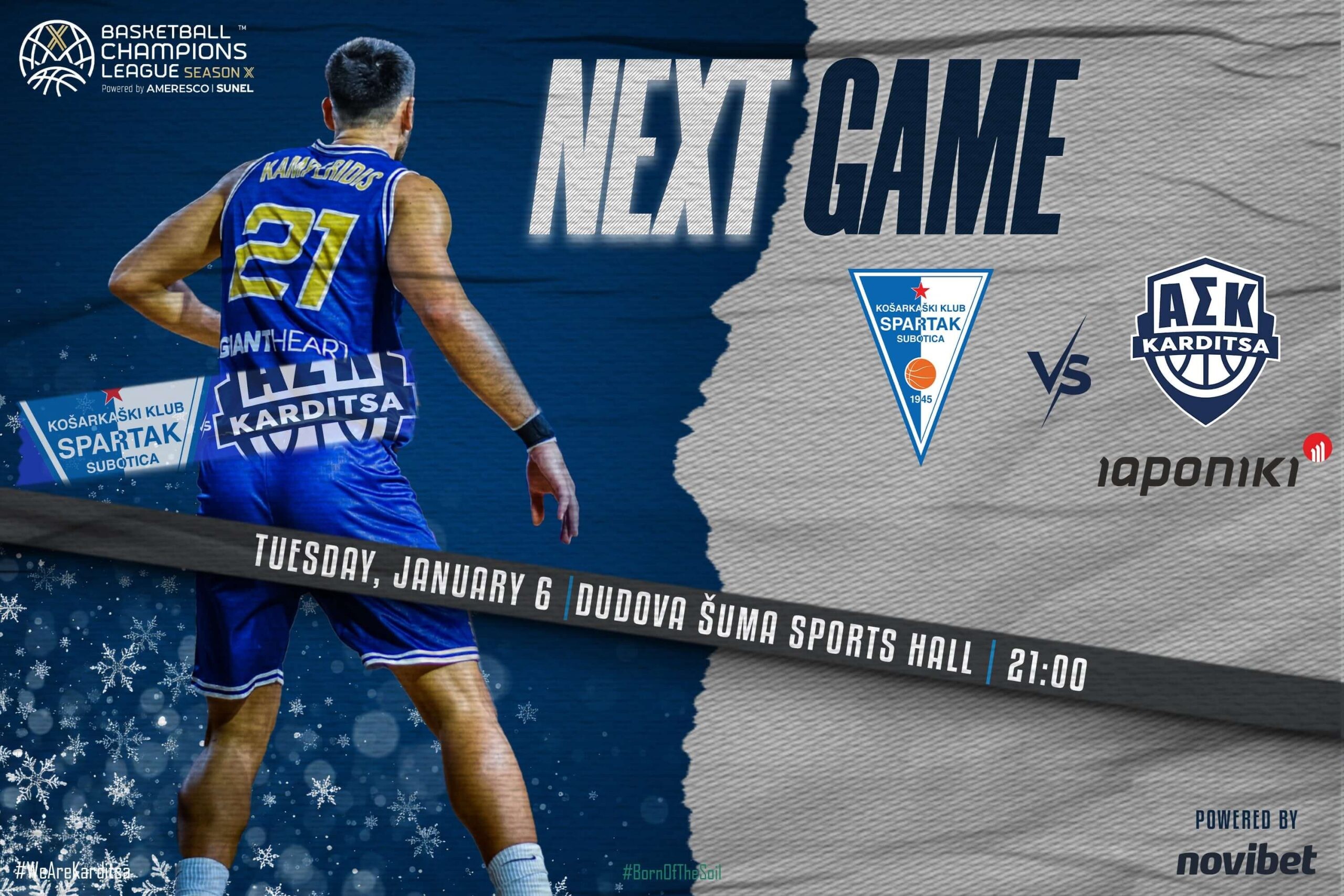 Πέταξε για Σερβία και για το πρώτο βήμα πρόκρισης στο Top16 του BCL ο Α.Σ.Κ.