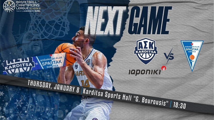 Το μεγάλο ραντεβού της Καρδίτσας: ΑΣΚ - Σουμπόντιτσα με φόντο τους «16» του BCL!