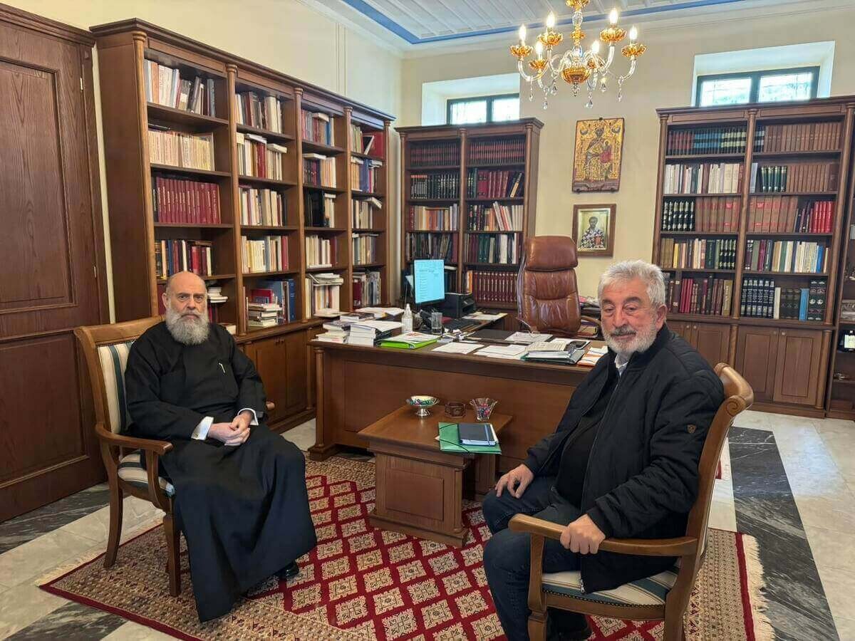 Επίσκεψη του Αναπλ. Περιφερειάρχη Θεσσαλίας κ. Μπαρμπούτη Κων/νου στον Μητροπολίτη κ. Τιμόθεο