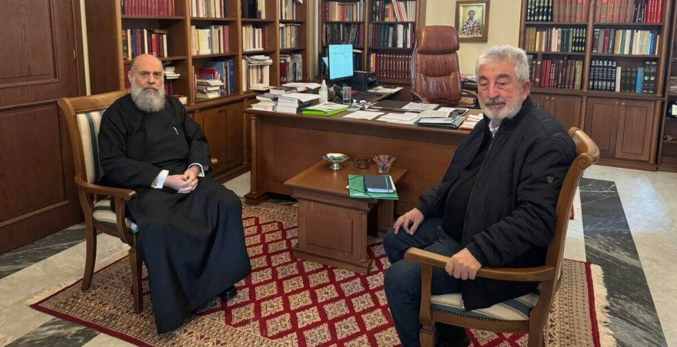 Επίσκεψη του Αναπλ. Περιφερειάρχη Θεσσαλίας Κων/νου Μπαρμπούτη στον Μητροπολίτη κ. Τιμόθεο