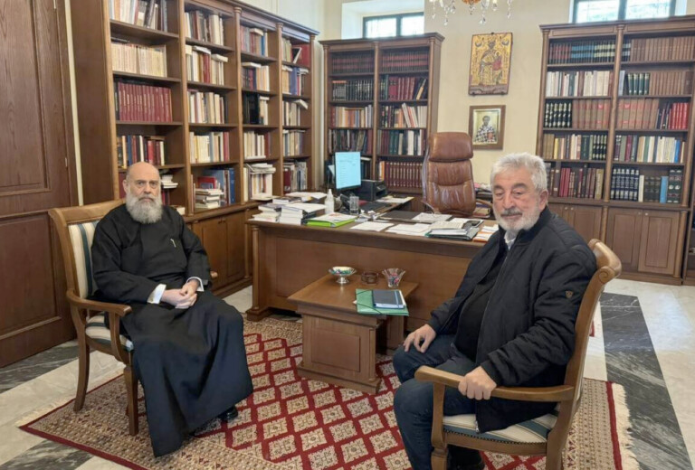 Επίσκεψη του Αναπλ. Περιφερειάρχη Θεσσαλίας  K. Μπαρμπούτη στον Μητροπολίτη κ. Τιμόθεο