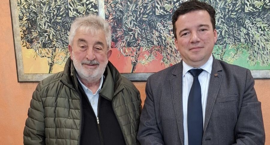 Επίσκεψη του Αναπλ. Περιφερειάρχη Θεσσαλίας Κ. Μπαρμπούτη στη Συνεταιριστική Τράπεζα Καρδίτσας