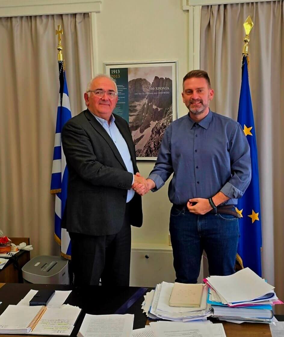 Συνάντηση εργασίας Α. Στεργίου με Σ. Χιονίδη στο Υπουργείο Εσωτερικών   Στο επίκεντρο θεσμικές λύσεις και χρηματοδοτήσεις για τον Δήμο Αργιθέας
