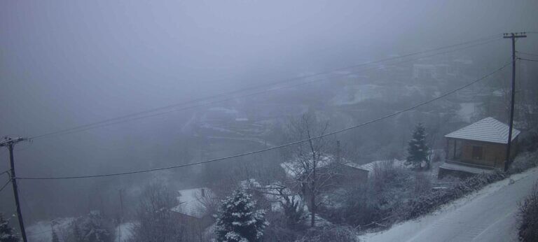 Χιονοπτώσεις στα ορεινά του Ν.Καρδίτσας