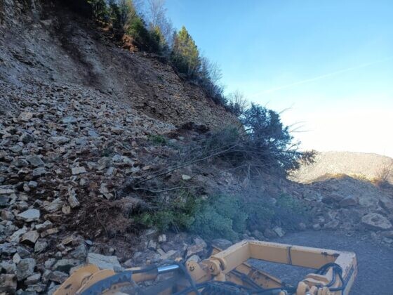 Αποκαταστάθηκε η κυκλοφορία των οχημάτων στον δρόμο Καρυά – Κουμπουριανά