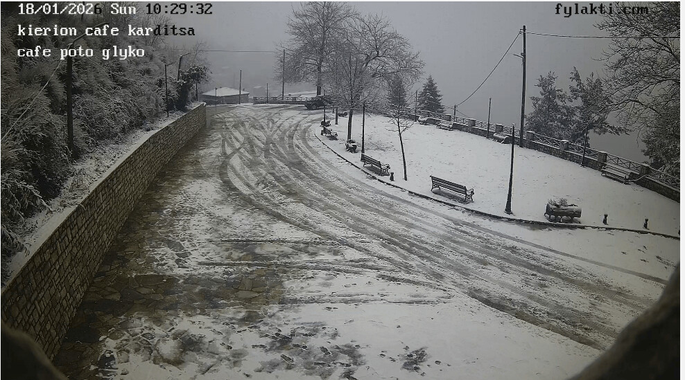 Χιόνια στα ορεινά της Καρδίτσας