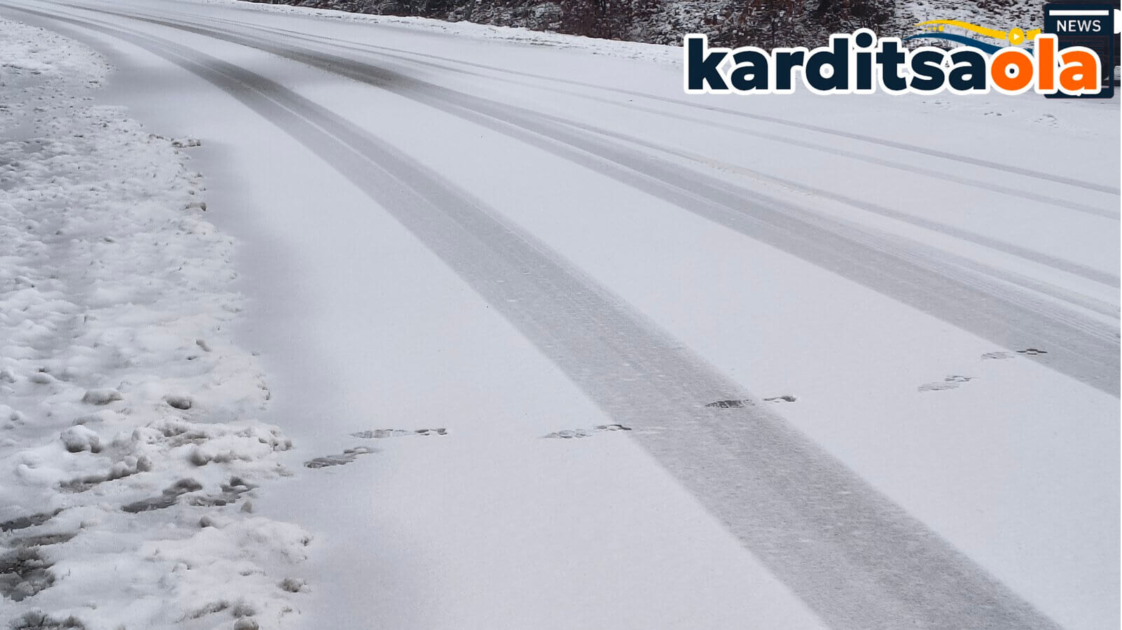 Στα λευκά «ντύθηκαν» Καστανιά, Μούχα, Φράγμα και η ευρύτερη περιοχή της λίμνης Πλαστήρα – Έπεσε το πρώτο χιόνι της χρονιάς +φωτογραφίες & βίντεο