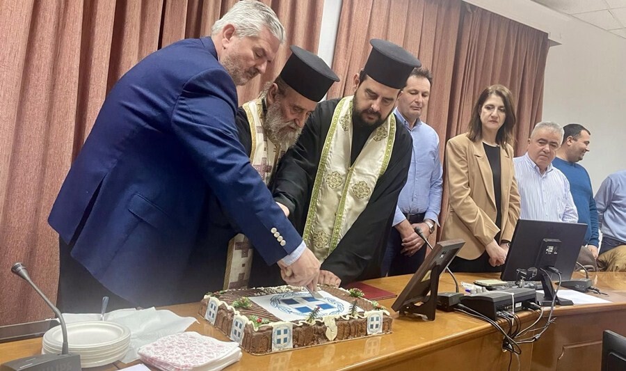 Κοπή Πρωτοχρονιάτικης Πίτας Δήμου Σοφάδων