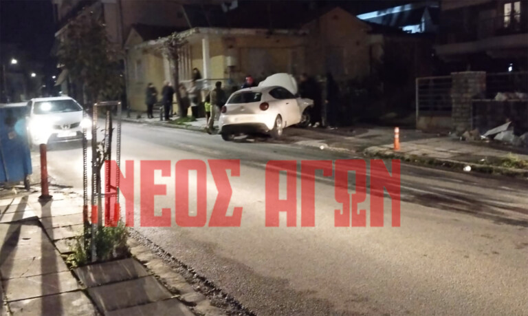 Καρδίτσα: ΙΧ προσέκρουσε σε κάδους απορριμμάτων τραυματίζοντας δύο γυναίκες (ΦΩΤΟ)