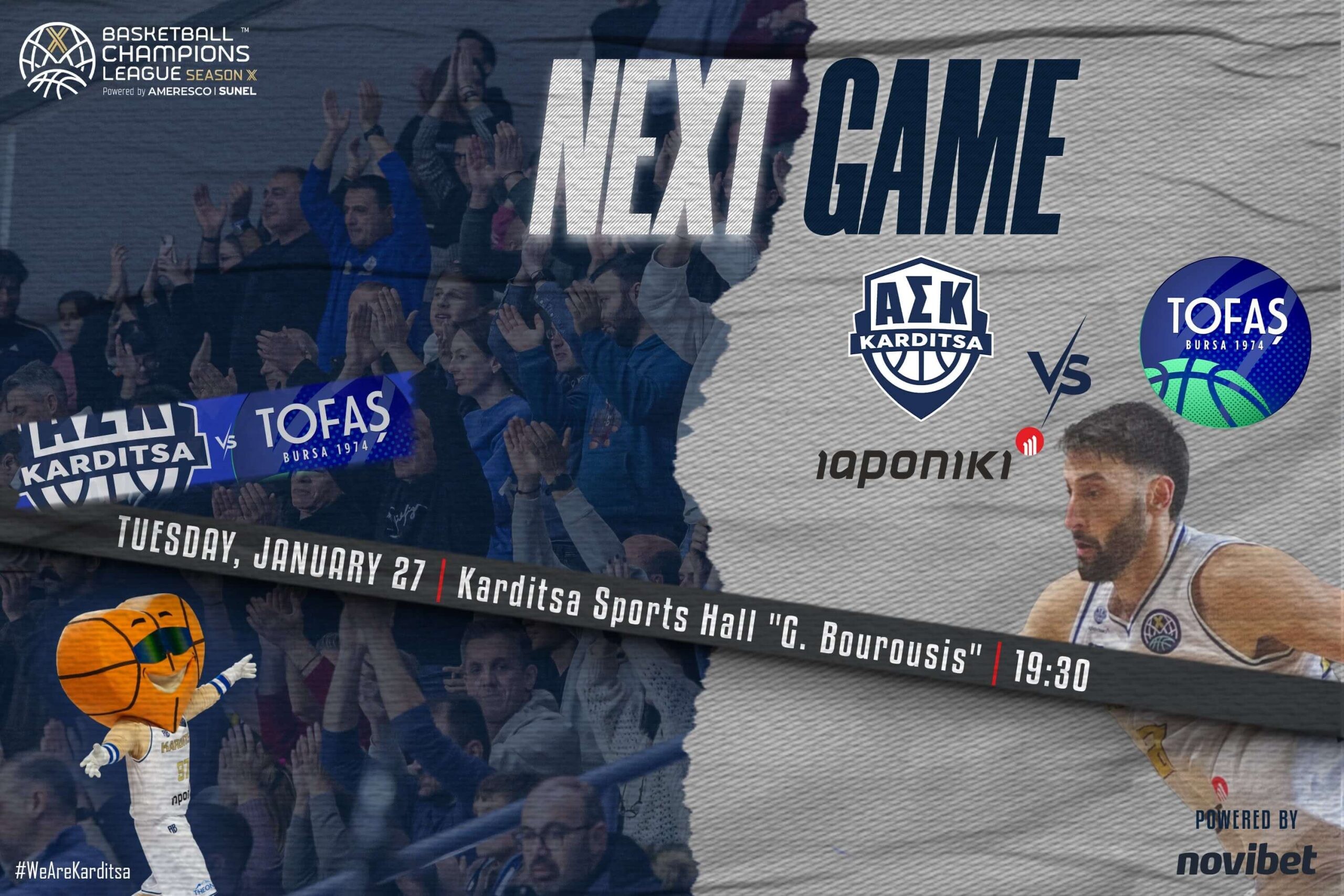 Μεγάλο ευρωπαϊκό ραντεβού με την Τόφας Μπούρσα για τον Α.Σ. Καρδίτσας ΙΑΠΩΝΙΚΗ!