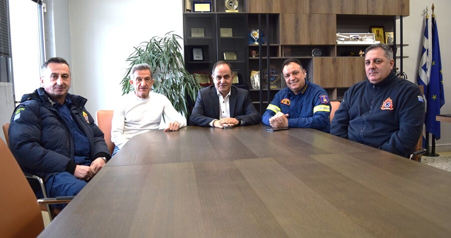 Επίσκεψη του νέου διοικητή Π.Υ. Ν. Καρδίτσας στον Δήμαρχο Καρδίτσας