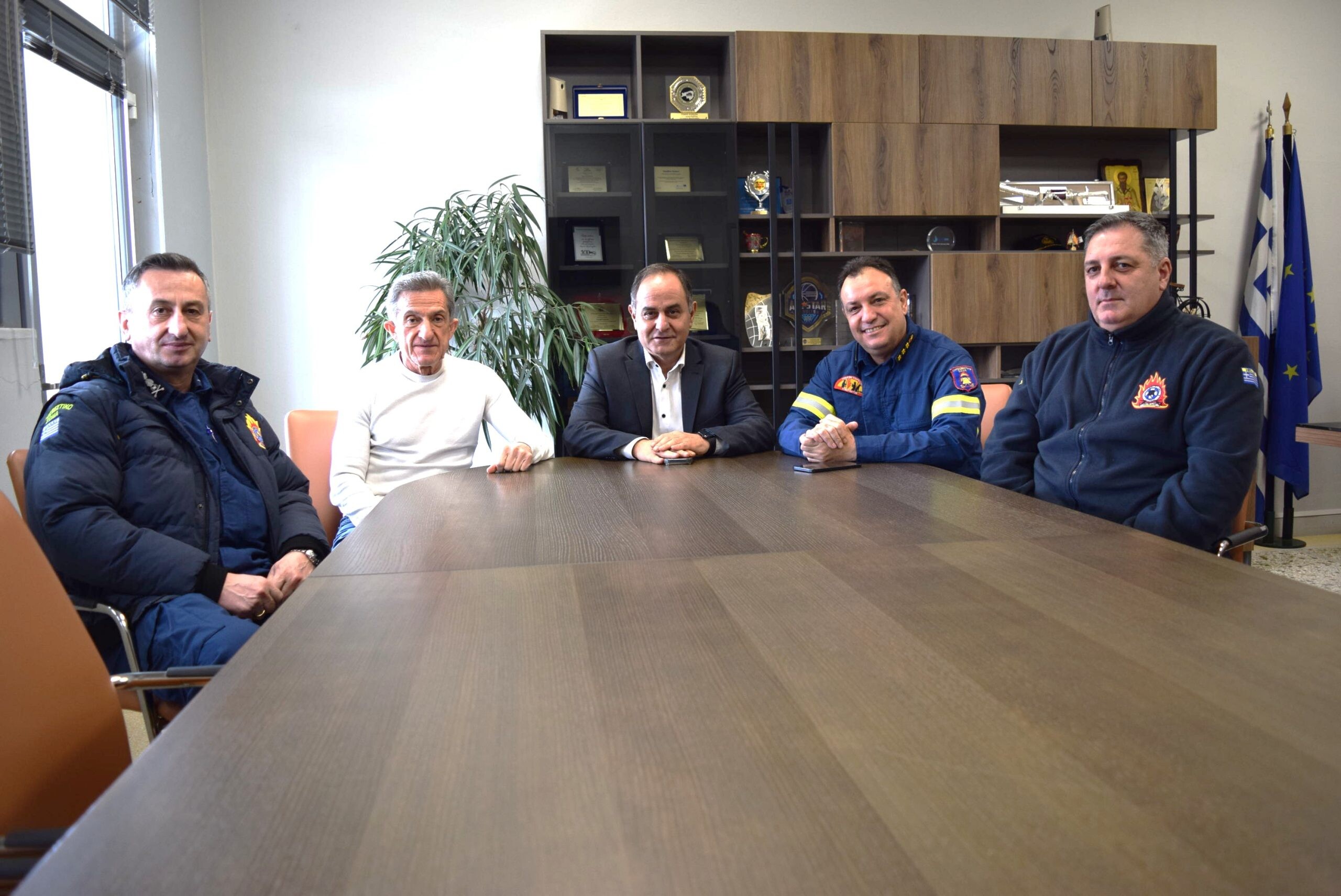 Επίσκεψη του νέου διοικητή Π.Υ. Ν. Καρδίτσας στον Δήμαρχο Καρδίτσας