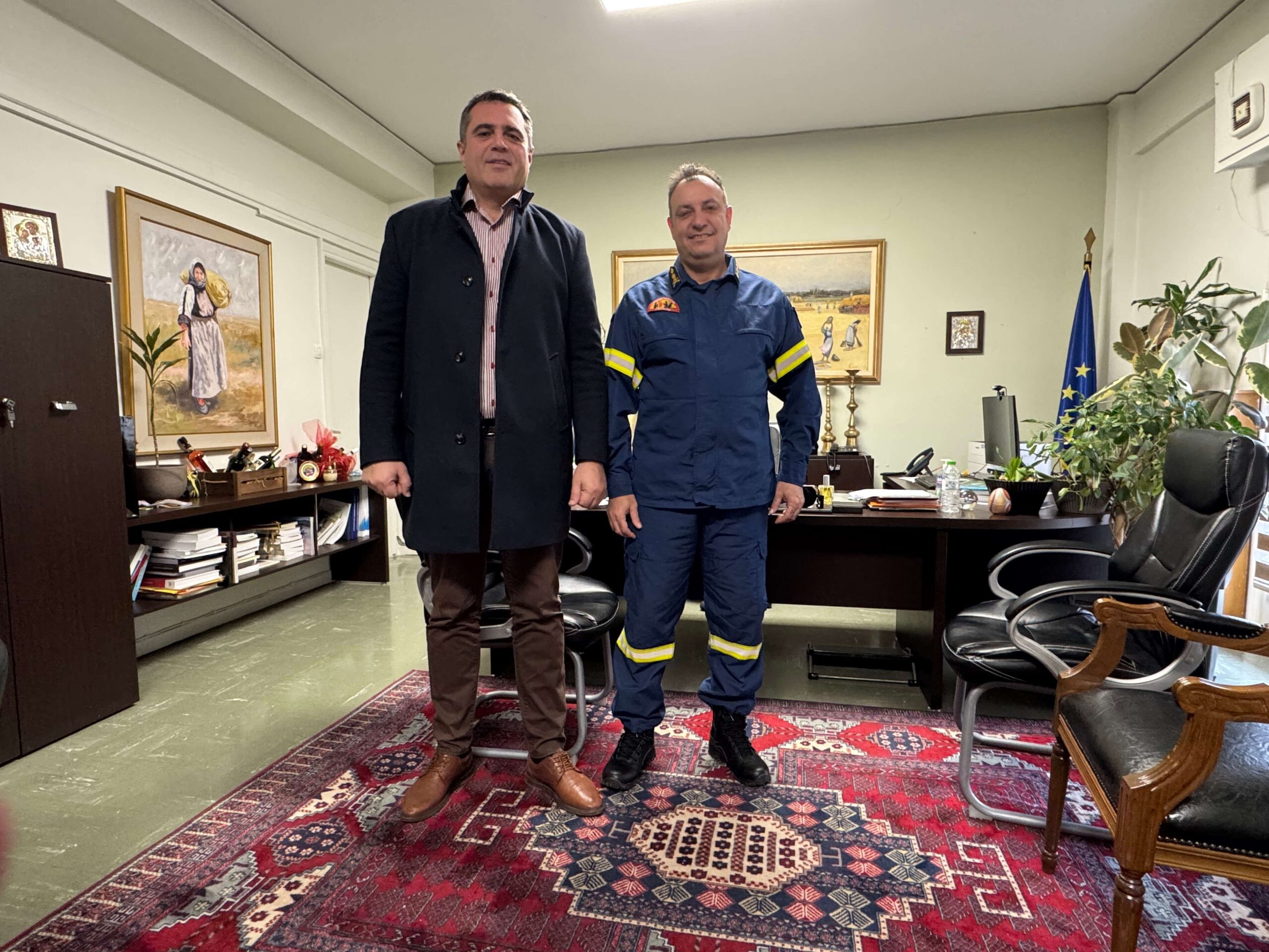 Σε κλίμα συνεργασίας η συνάντηση Τέλιου – Αρβυθά για τα θέματα της Καρδίτσας