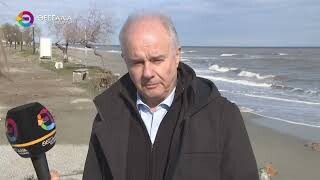 Πλημμύρισαν ξανά τα Μεσάγγαλα - Απέραντη λίμνη η παραλιακή ζώνη