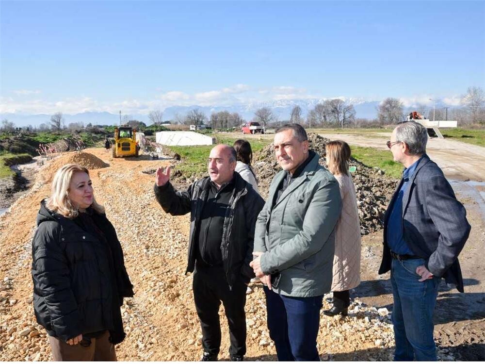 Αυτοψία Περιφερειάρχη Θεσσαλίας Δημήτρη Κουρέτα στα έργα των Τρικάλων