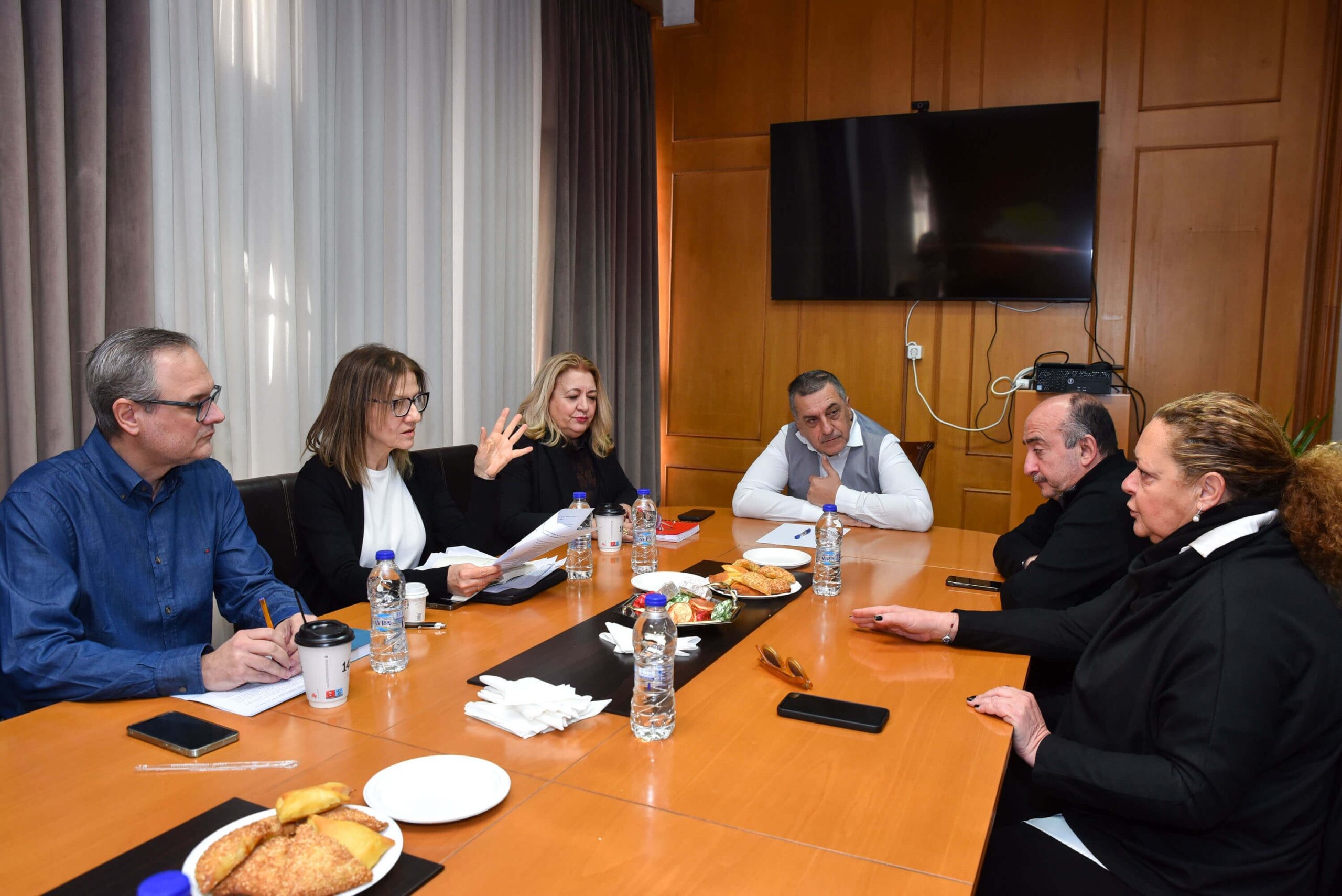 Αυτοψία Περιφερειάρχη Θεσσαλίας Δημήτρη Κουρέτα στα έργα των Τρικάλων