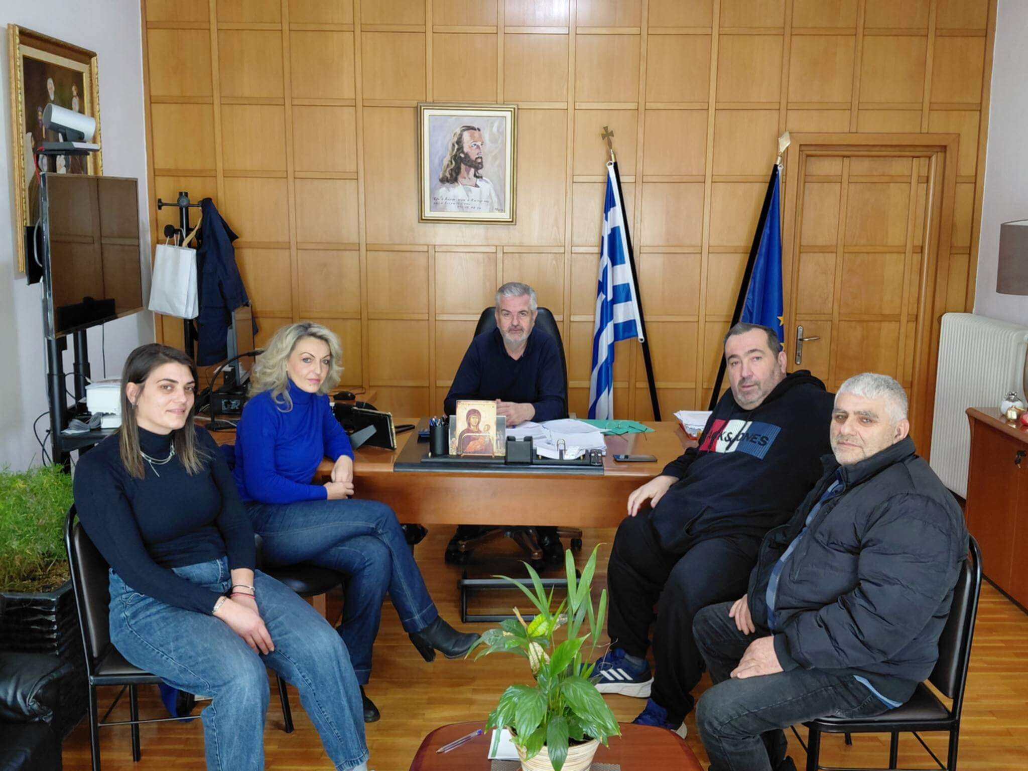 Επίσκεψη της ΔΗΜ.Τ.Ο. Νέας Δημοκρατίας Σοφάδων στον Δήμαρχο Σοφάδων