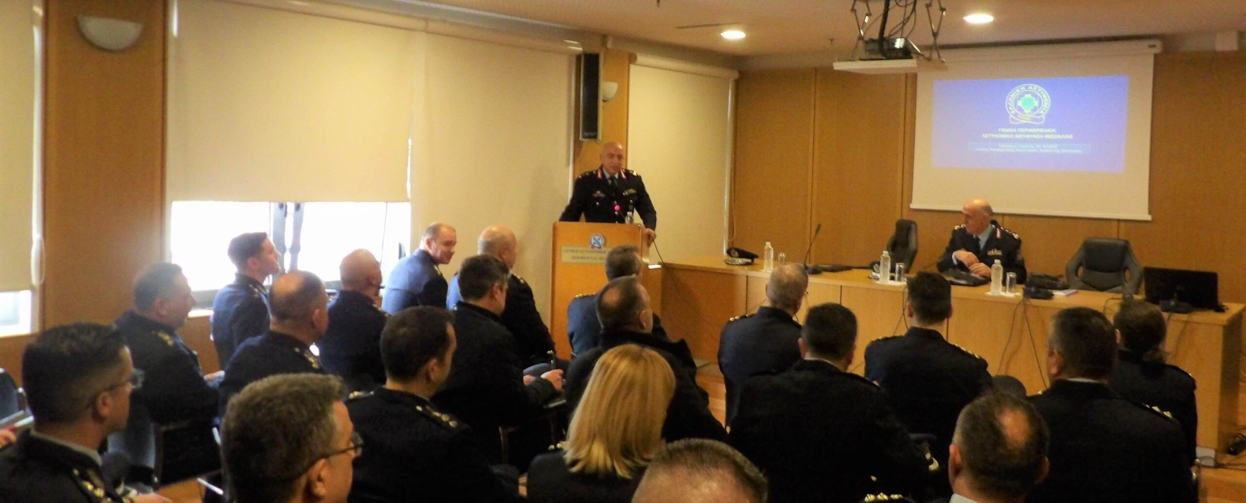 Επίσκεψη του Α΄ Υπαρχηγού Ελληνικής Αστυνομίας, Αντιστράτηγου Παναγιώτη Πούπουζα στη Γενική Περιφερειακή Αστυνομική Διεύθυνση Θεσσαλίας