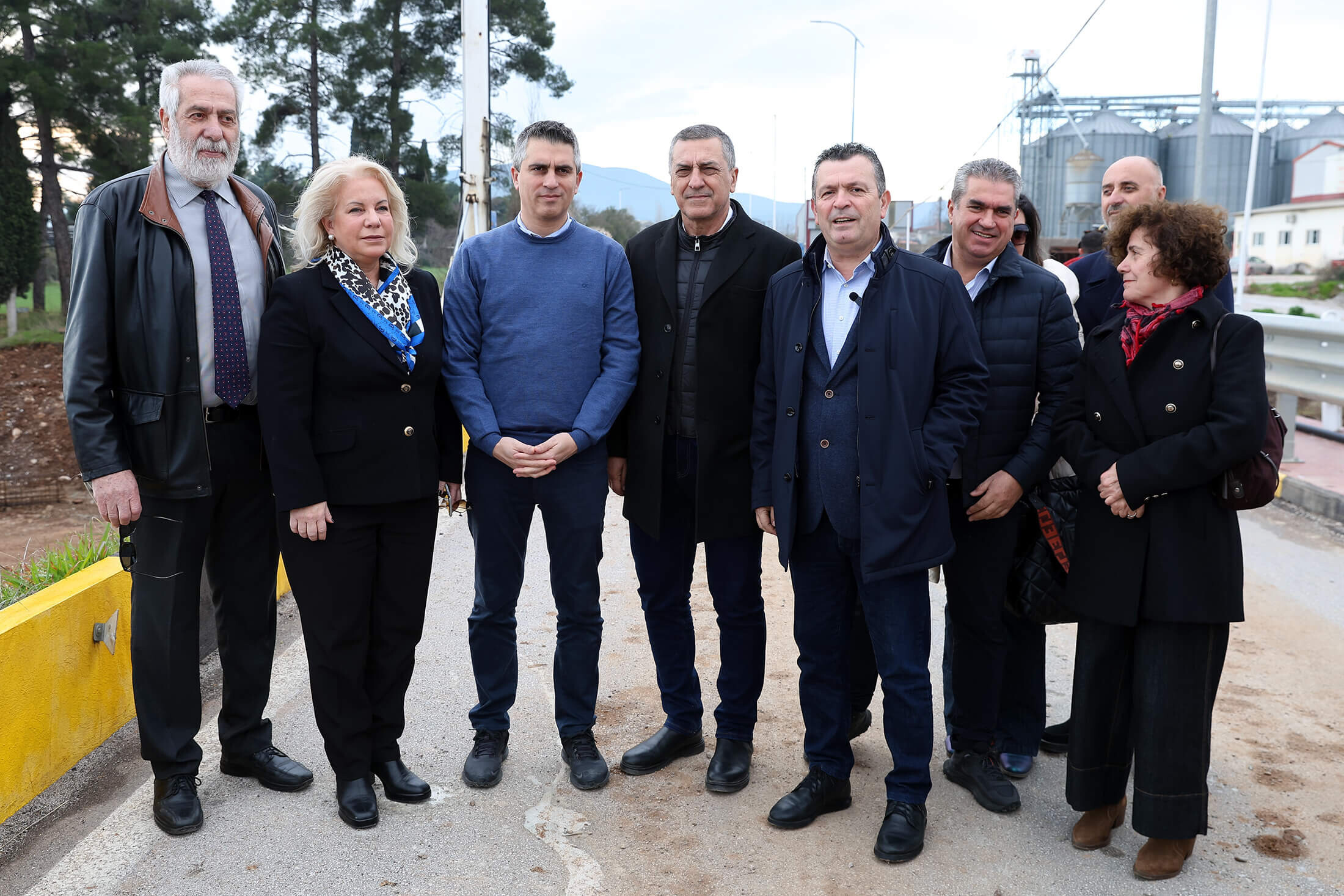 Αυτοψία Υπουργού Χρ. Δήμα -Περιφερειάρχη Δημ. Κουρέτα  σε έργα αποκατάστασης των οδικών υποδομών της Θεσσαλίας