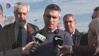 Αυτοψία Δήμα - Κουρέτα σε έργα αποκατάστασης οδικών υποδομών της Θεσσαλίας