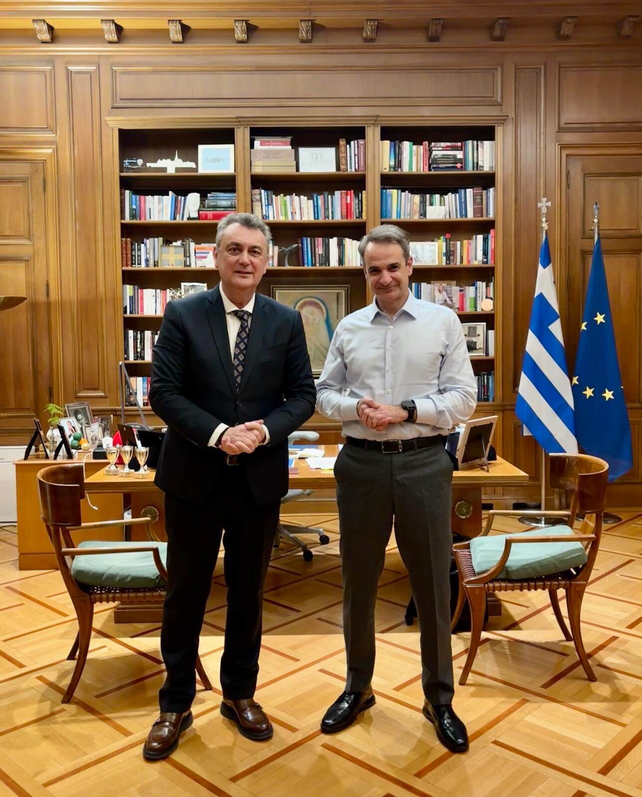 Συνάντηση Γιώργου Κωτσού – Κυριάκου Μητσοτάκη για την αναζωογόνηση της Υπαίθρου και την αναπτυξιακή επανεκκίνηση της Καρδίτσας 