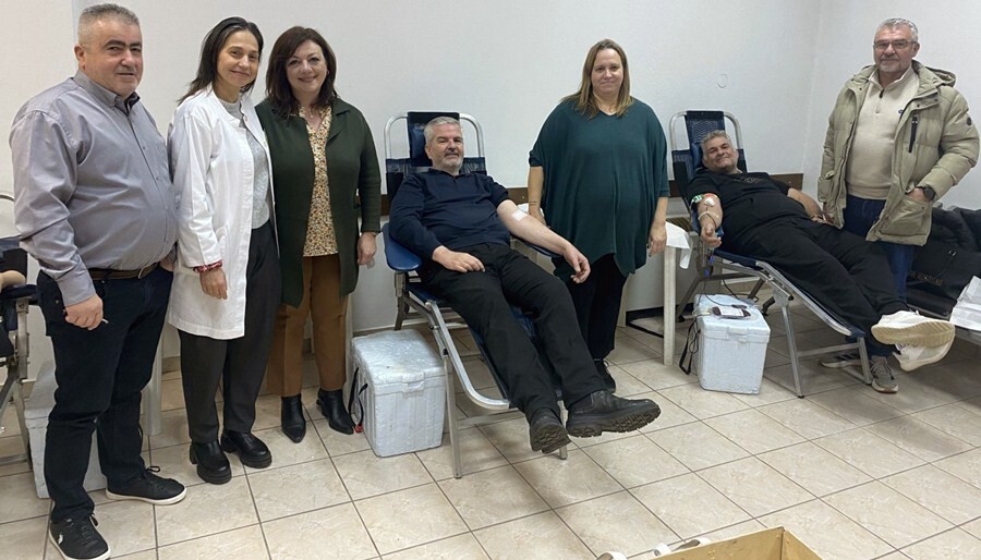 Με επιτυχία η εθελοντική αιμοδοσία και η κοπή της Πρωτοχρονιάτικης Πίτας στον Δήμο Σοφάδων