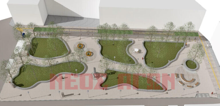 Η περιβαλλοντική ανάπλαση της πλατείας Στρατολογίας εντάχθηκε στο «Θεσσαλία 2021-2027»