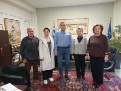 Συνάντηση  του Περιφερειάρχη Θεσσαλίας Δημήτρη Κουρέτα με το Δ.Σ της «Οικόσφαιρας»
