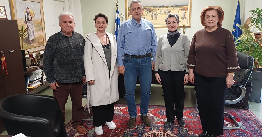 Συνάντηση του Περιφερειάρχη Θεσσαλίας Δημήτρη Κουρέτα με το Δ.Σ της «Οικόσφαιρας»