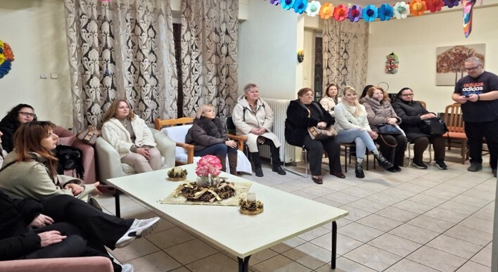 Επίσκεψη του Εσπερινού ΕΠΑΛ Καρδίτσας στον Ξενώνα «Ζέφυρος» του Νοσοκομείου Καρδίτσας