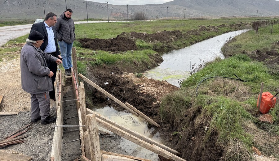 Αυτοψία του Αντιπεριφερειάρχη Καρδίτσας σε έργα αποκατάστασης του Επαρχιακού Δικτύου