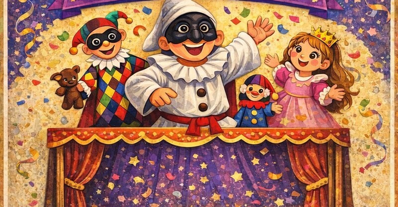 «Οι Περιπέτειες του Πουλτσινέλα» – Αποκριάτικο Εκπαιδευτικό & Βιωματικό Πρόγραμμα Κουκλοθεάτρου στο Κινηματοθέατρο Μουζακίου