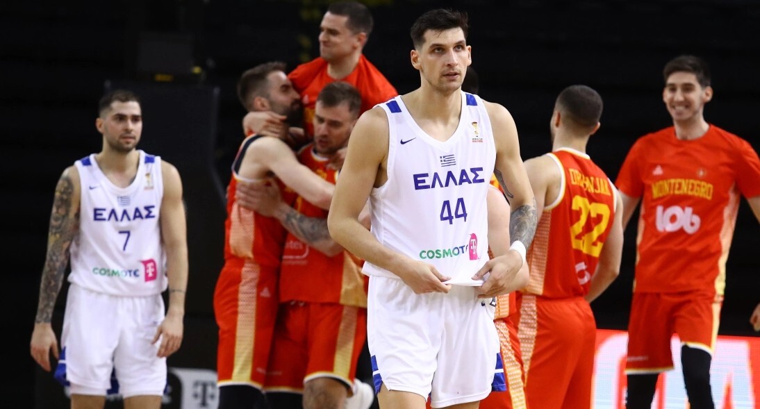 Ελλάδα - Μαυροβούνιο 65-67: Ρεσιτάλ αστοχίας και πρώτη ήττα