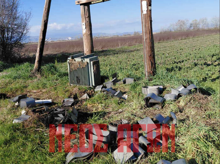 Η μαφία του χαλκού χτύπησε μετασχηματιστές στο Μακρυχώρι (ΦΩΤΟ)