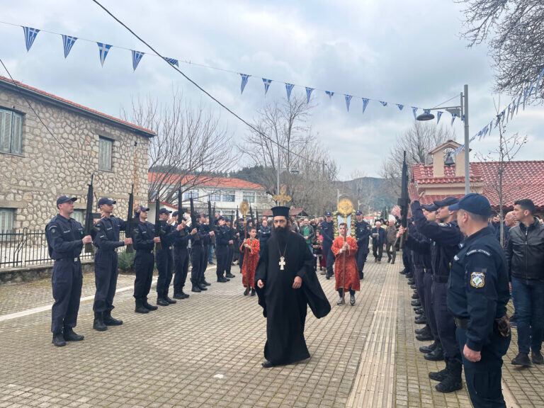 Με λαμπρότητα και κάθε επισημότητα τιμήθηκε  ο Άγιος Θεόδωρος ο Τήρων, πολιούχος του Μουζακίου