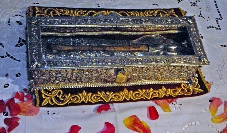 Υποδοχή δεξιάς χειρός του Αγίου Σπυρίδωνος στην Καρδίτσα